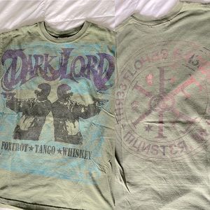 Dark Lord Foxtrot Tango Whiskey Double Sided Tee